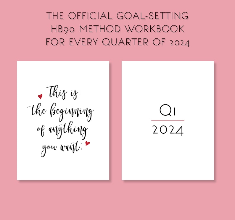 HB90 Method 2024 Yearly Goal-Setting Workbook image 3