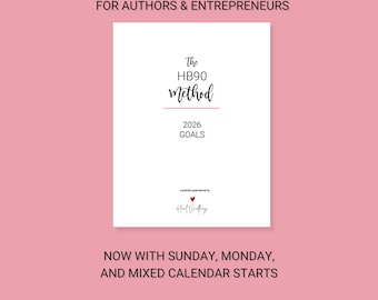 HB90 Method 2026 Yearly Goal-Setting Workbook