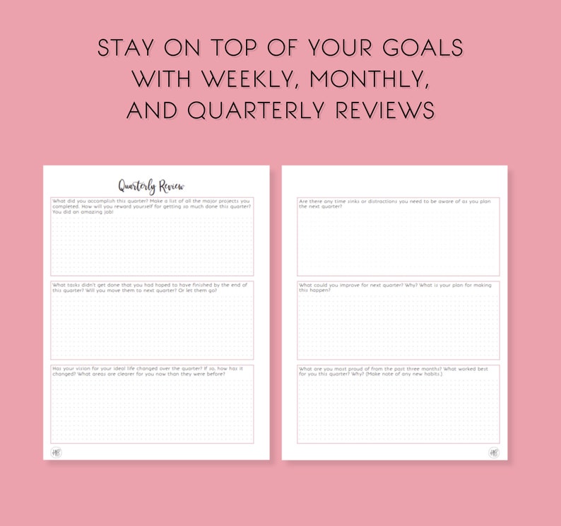 HB90 Method 2024 Yearly Goal-Setting Workbook image 7