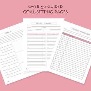 HB90 Method Planner UNDATED Printable Goal-Setting Planner For Authors and Entrepreneurs image 2