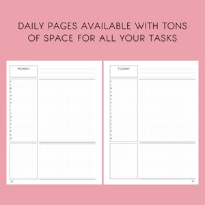 HB90 Method Planner UNDATED Printable Goal-Setting Planner For Authors and Entrepreneurs image 6