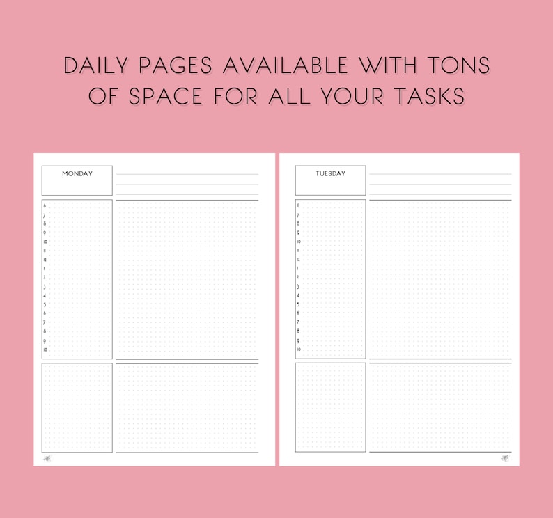 HB90 Method Planner UNDATED Printable Goal-Setting Planner For Authors and Entrepreneurs image 6