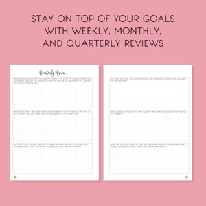 HB90 Method Planner Q2 2024 Printable Goal-Setting Planner For Authors and Entrepreneurs image 7