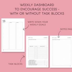 HB90 Method Planner Q2 2024 Printable Goal-Setting Planner For Authors and Entrepreneurs image 4