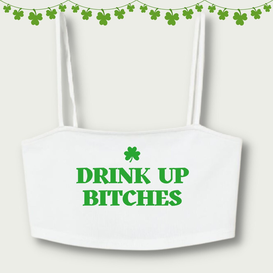 st pattys day cropped shirt