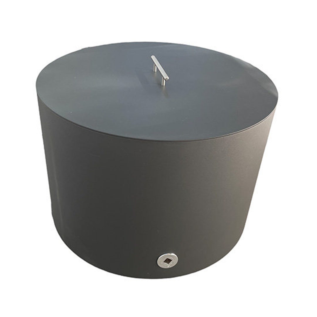 Round Aluminum Fire Pit Cover With Stainless Steel Handle Etsy