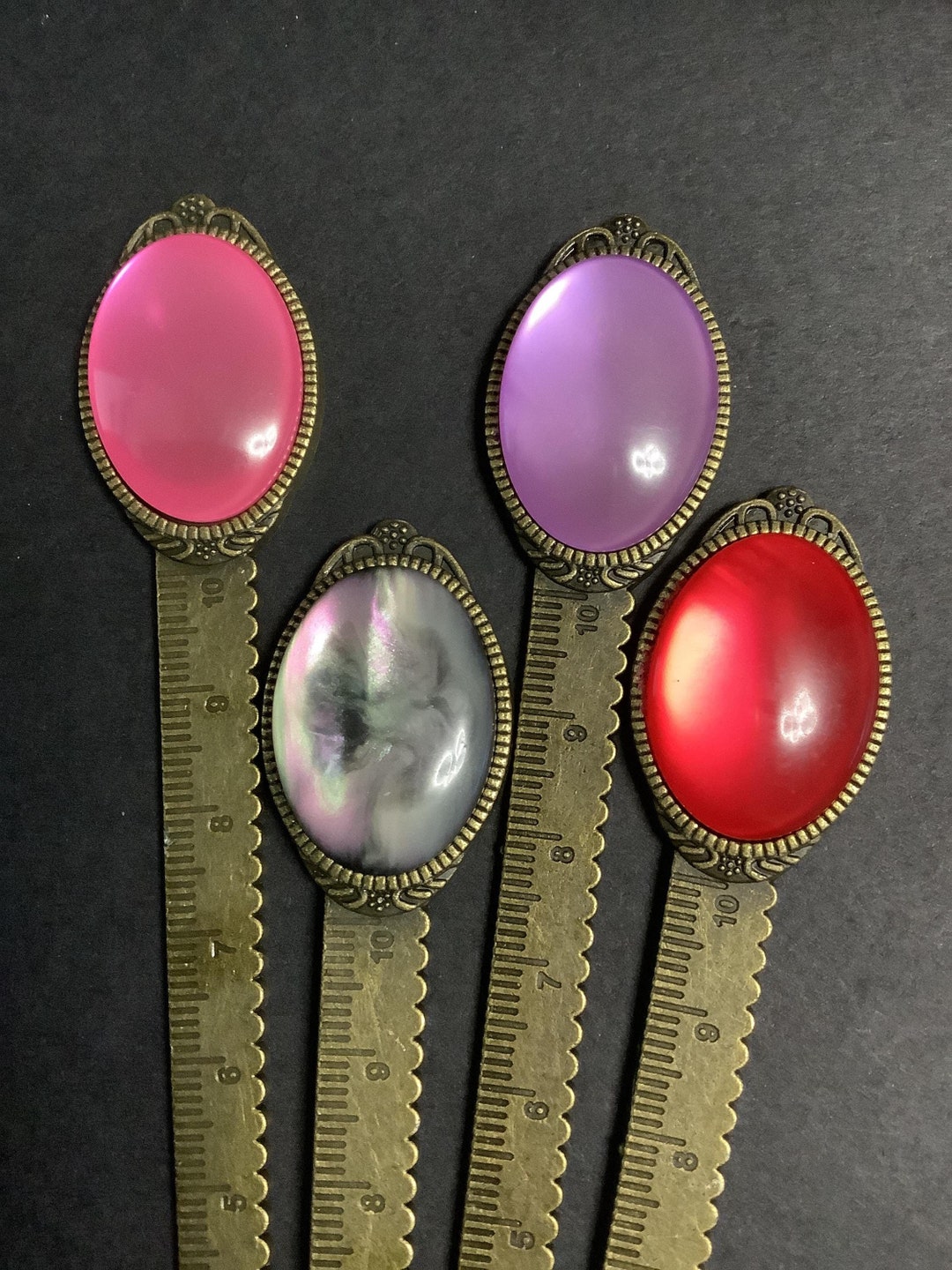 Bookmarks / Rulers / Letter Openers - Bronze - Pink, Purple, Red and ...