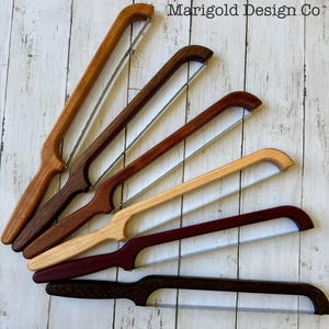 Handmade Bread Bow Knife  | Rustic Artisan Slicer |  Gift for Bakers & Bread Lovers