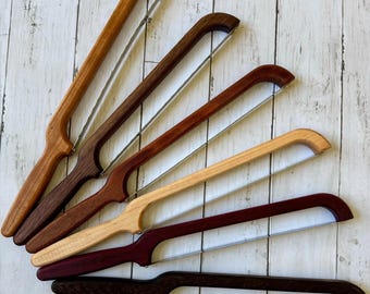 Handmade Bread Bow Knife  | Rustic Artisan Slicer |  Gift for Bakers & Bread Lovers