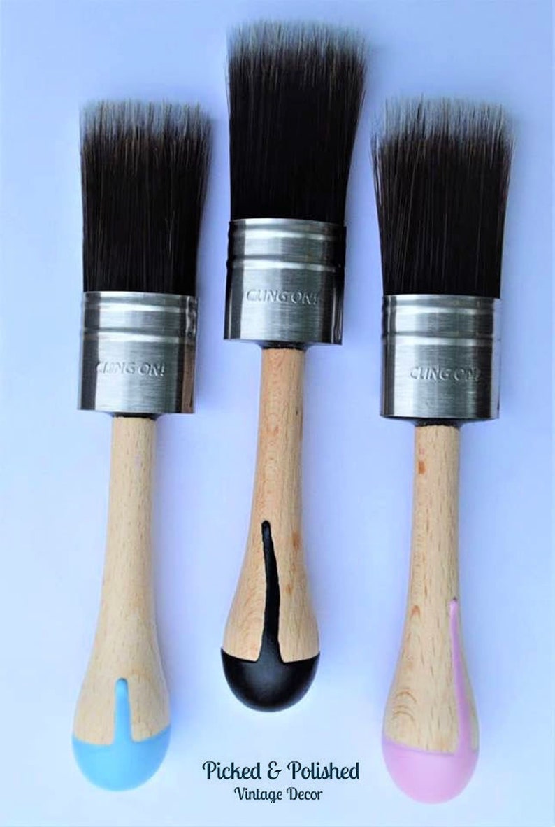 Cling On Paint Brushes Etsy