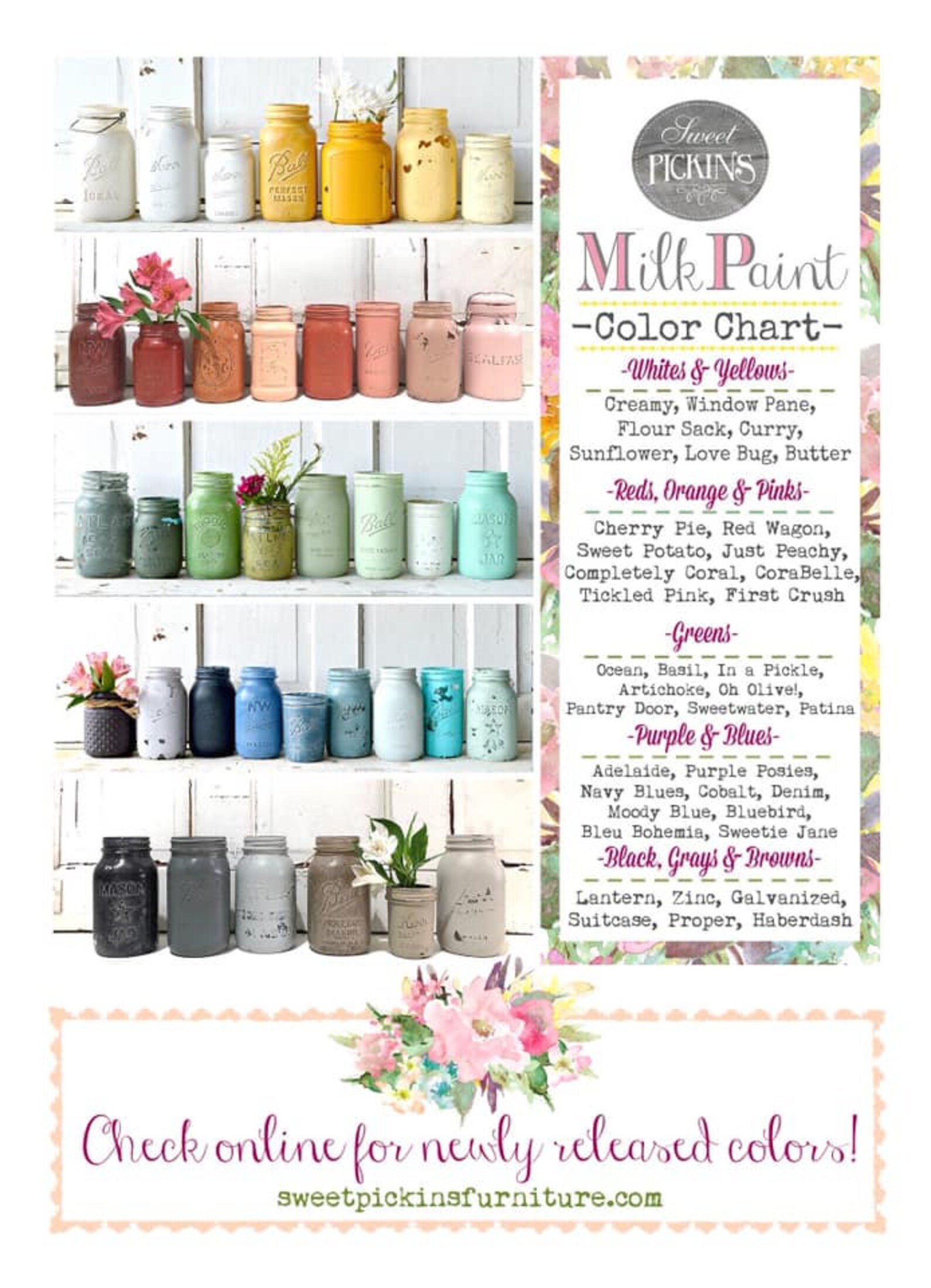Sweet Pickins Milk Paint Sample Bundle Etsy