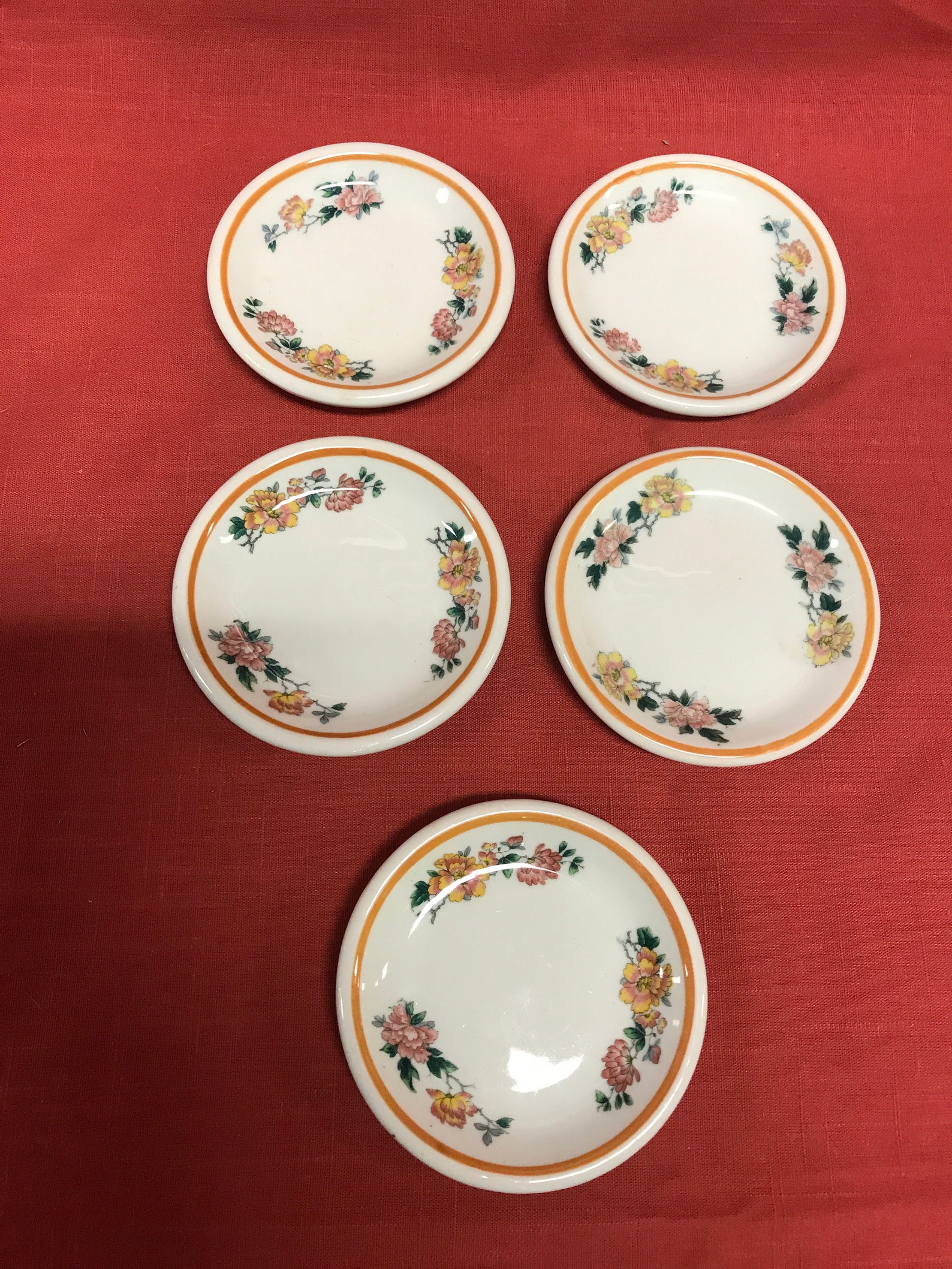 Vintage Mayer China Lawson pattern Butter Pat dishes set of Etsy