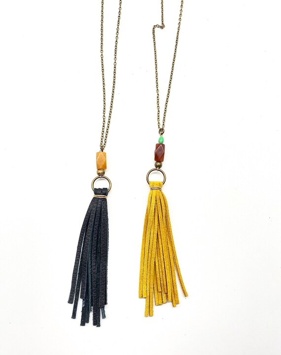Leather necklace 2024 near me