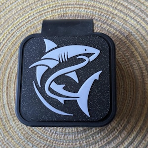 Shark Trailer Hitch Cover - Fishing Gift - Angler Accessory - Custom 2 Tow Hitch