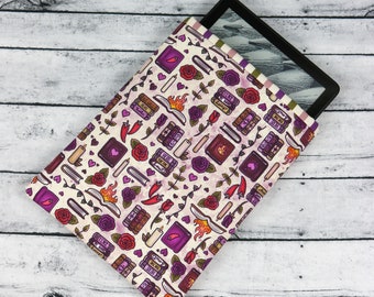 Spicy Books Kindle Paperwhite Sleeve With Matching/Coordinating Liner | Bookish Gift | Kindle Sleeve | Padded Sleeve | E-reader Sleeve