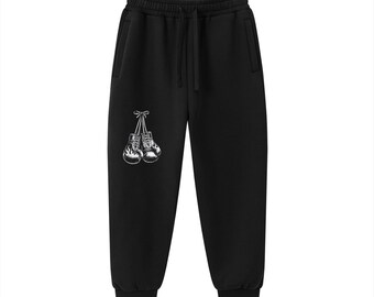Tied Boxing Gloves - Essential Drawstring Jogged Sweatpants