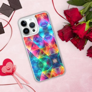 Colorful Prisms Clear Case for iPhone®