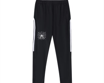 Skull Spiders Web - Side Stripe Running Pants