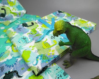 Dino Baby, 3 Piece Receiving Set and Burp Pads