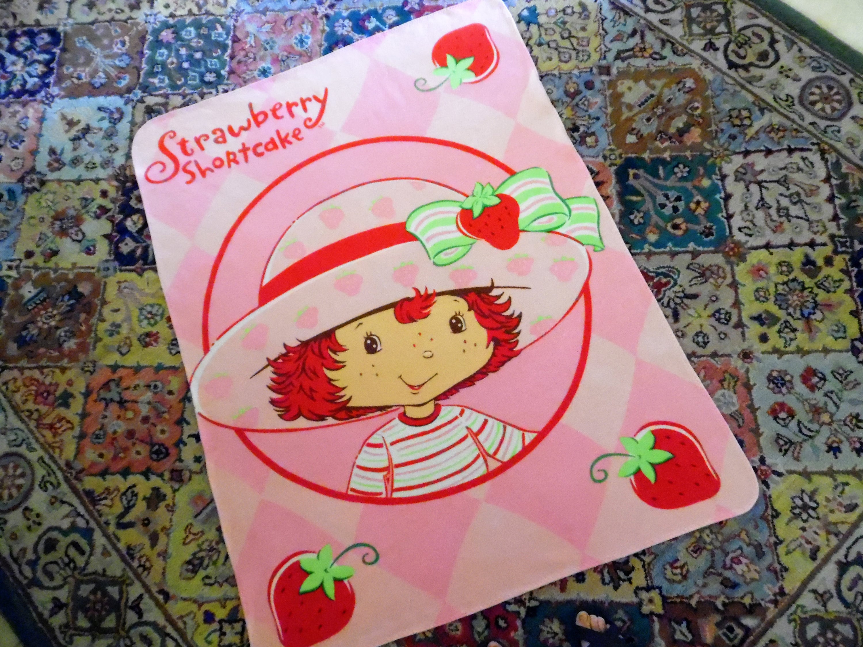 Strawberry Shortcake Blanket for sale Only 2 left at 75