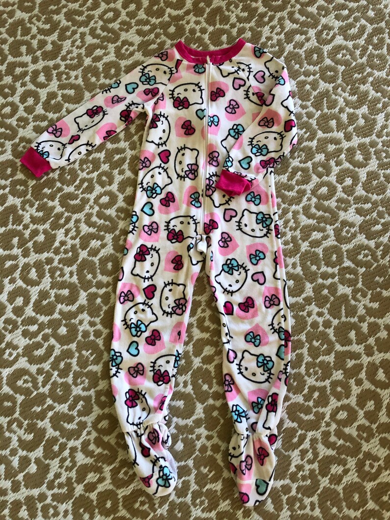 Hello Kitty Girls Nightgown Pjs Etsy UK