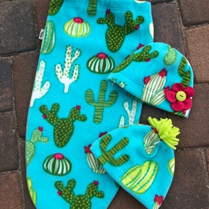 Sweet Swaddle Sacks Southwest and Cactus Turquoise Cactus