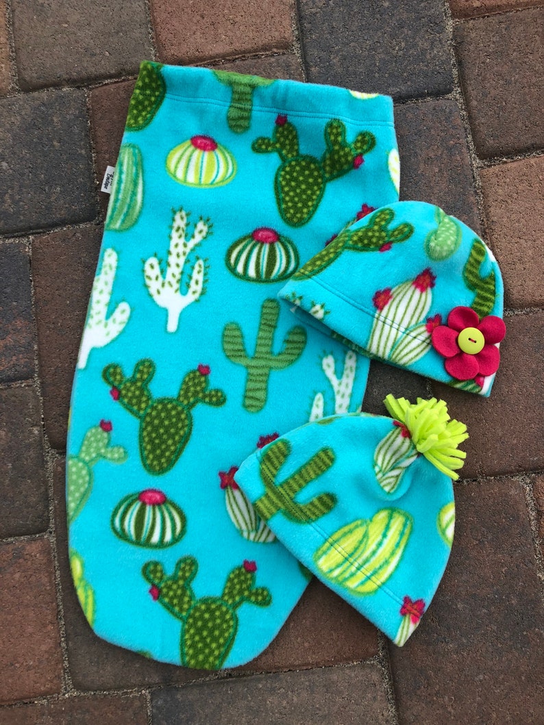 Sweet Swaddle Sacks Southwest and Cactus Turquoise Cactus