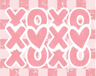 XoXo SVG, XoXo PNG, Valentine's day svg, xoxo Checkerboard svg, Valentines day svg, Cute Valentine Svg, Valentine Svg, svg files for cricut