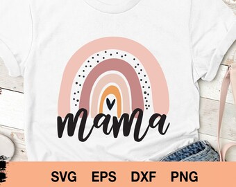 Download Rainbow Mama Svg Etsy