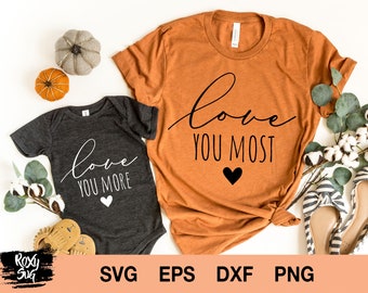 Love You More Svg Etsy