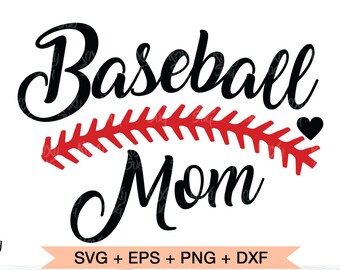 Baseball Mom Svg Etsy
