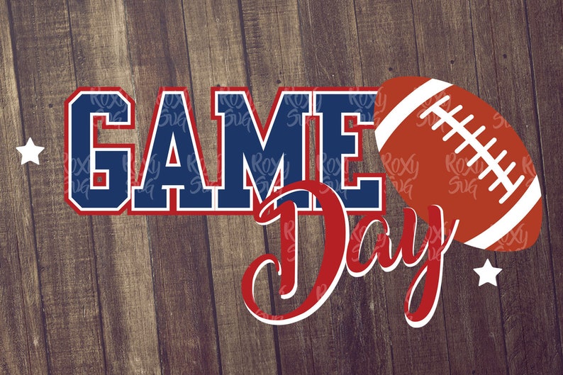 Game Day Football Svg Football Cut File Football Svg Etsy