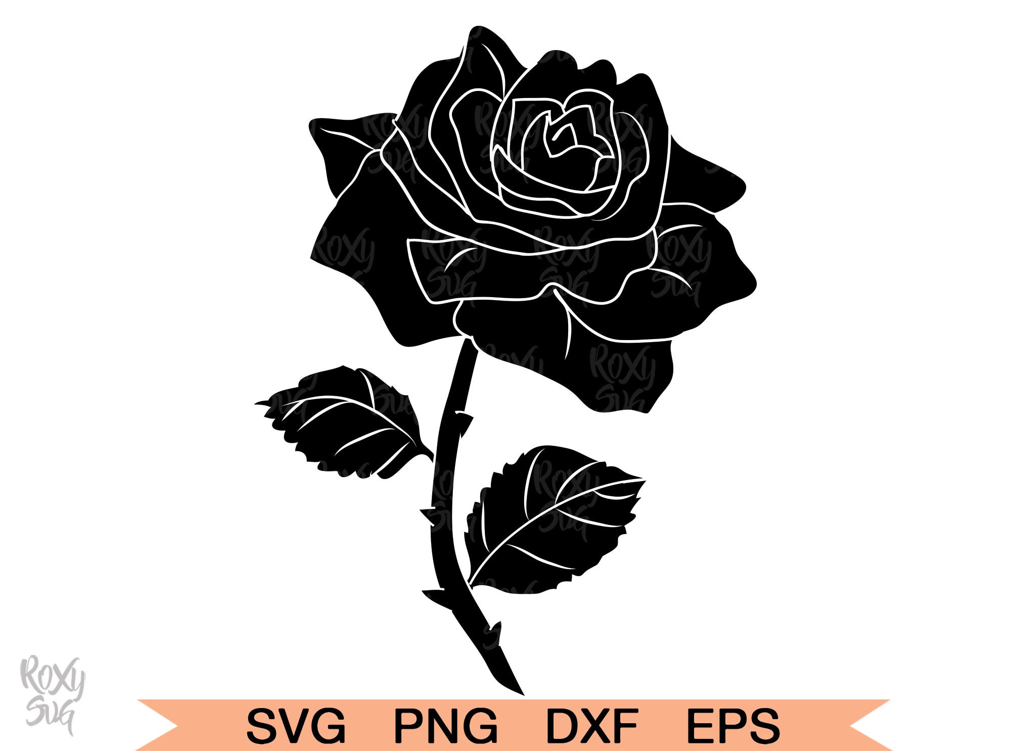 Rose Svg Rose Svg File Rose Clipart Rose Image Rose S - vrogue.co