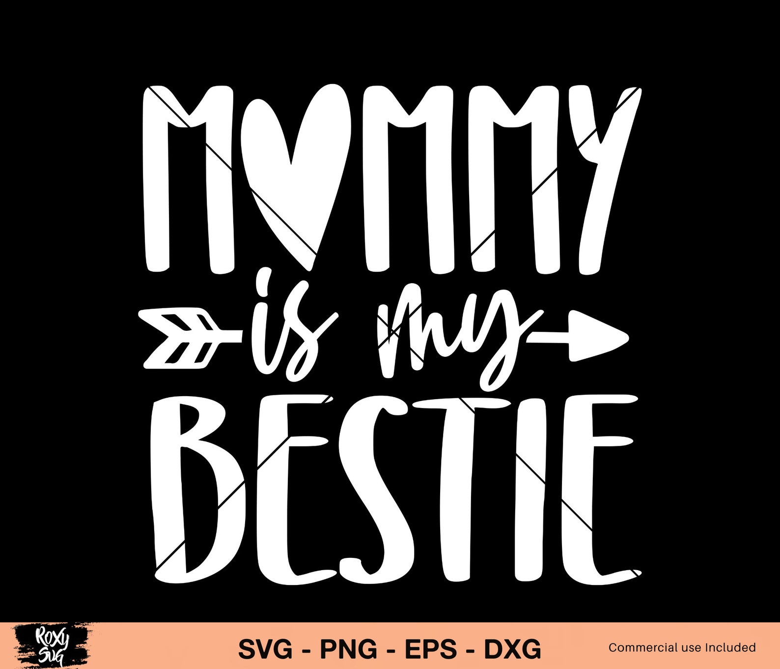 Mommy is My Bestie Svg Mother's Day Svg Mommy Svg Mom - Etsy