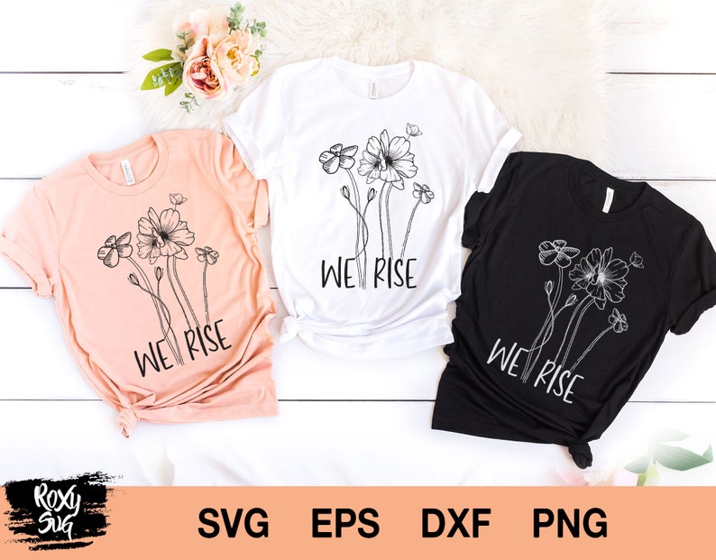 Download Plants svg quotes svg hand drawn plants svg we rise svg | Etsy