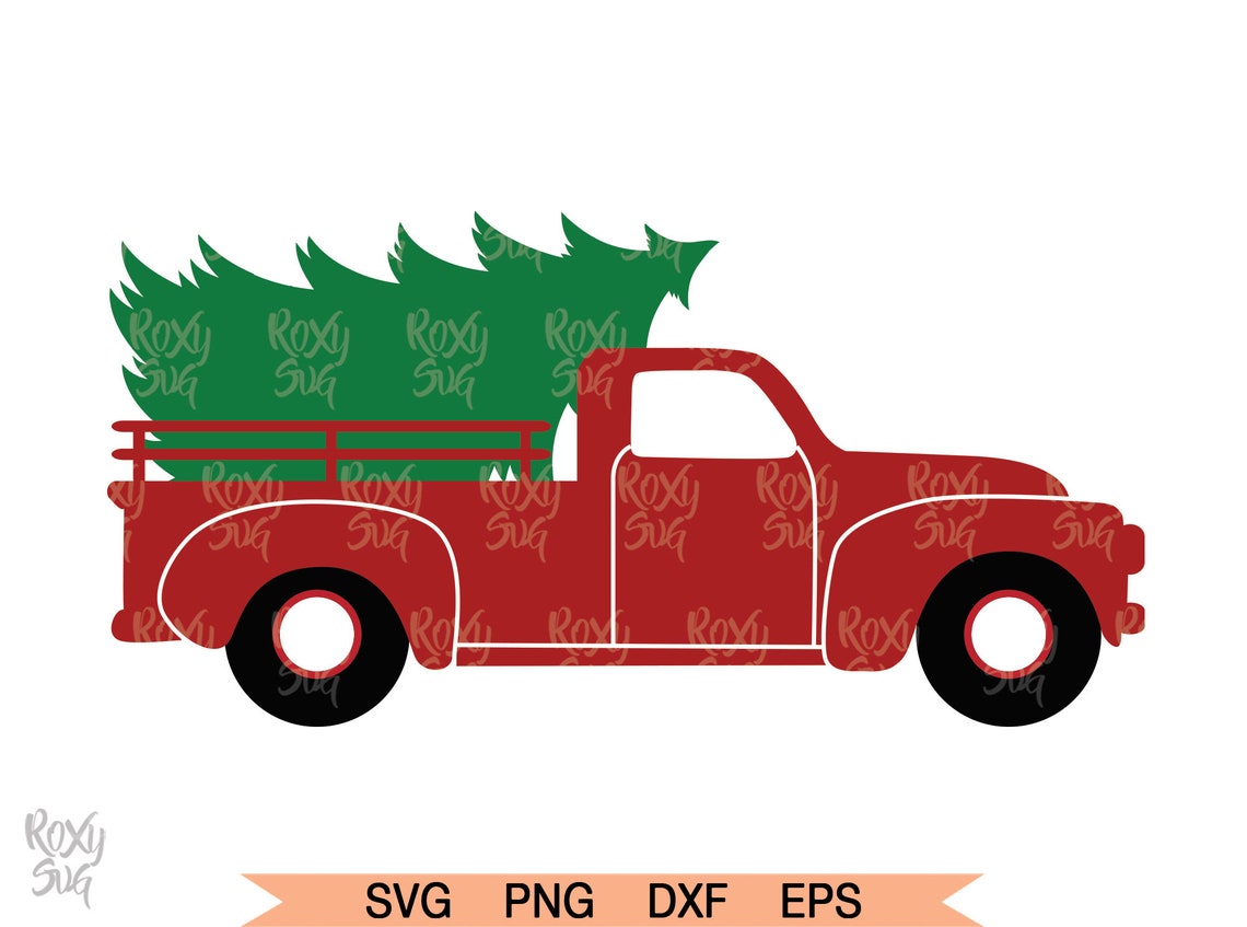 Christmas Tree Truck svg Christmas Files for Cricut Etsy