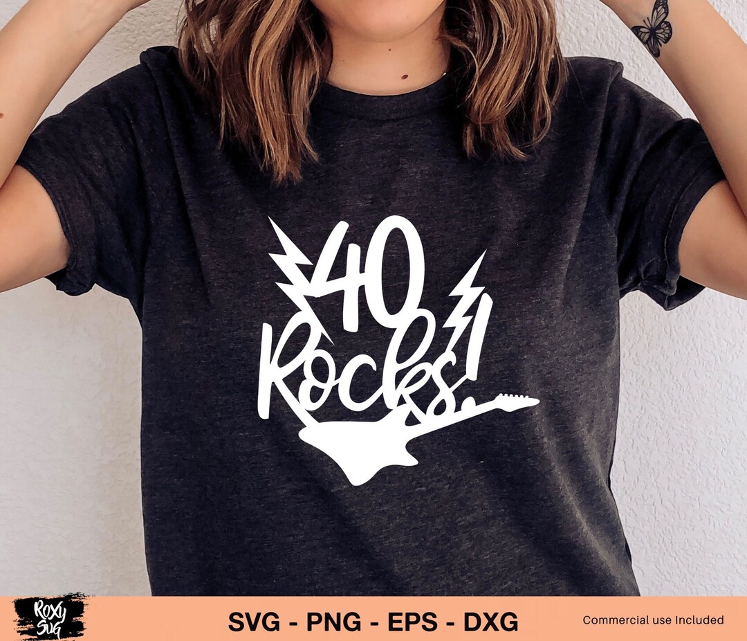 40th Birthday Rocks Svg Png, 40th Birthday Svg, 40th Birthday Quotes ...