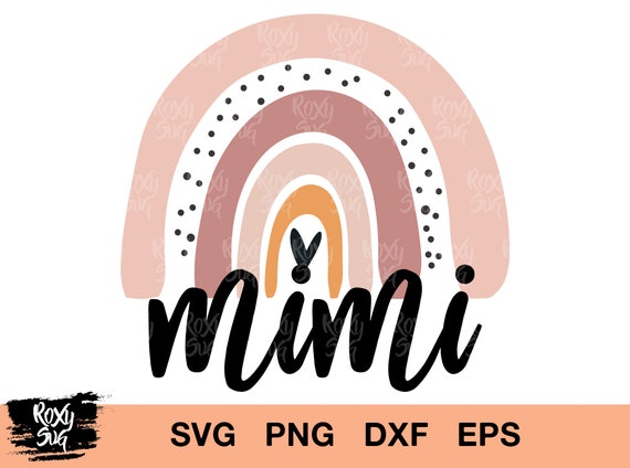 Download Mimi Svg Mimi Sublimation Rainbow Svg Mimi Clipart Mimi Etsy