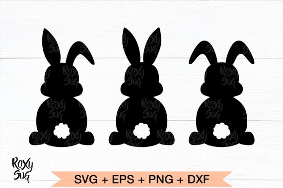 Download Easter svg easter bunny svg Bunny silhouette three bunnies ...