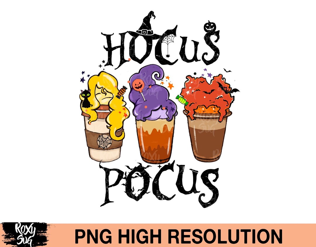 Dsign Pocus Hocus pocus png Hocus Pocus png Coffee sublimation design - Etsy Portugal