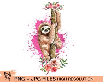 Bolso De Viaje Ctor Cute Sloth Hanging On Tree Waterproof Bolso De Viaje Ctor Cute Sloth Hanging On Tree Waterproof