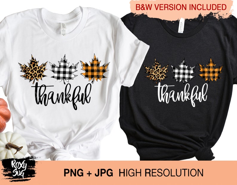 Download Thankful svg fall sublimation designs autumn sublimation | Etsy