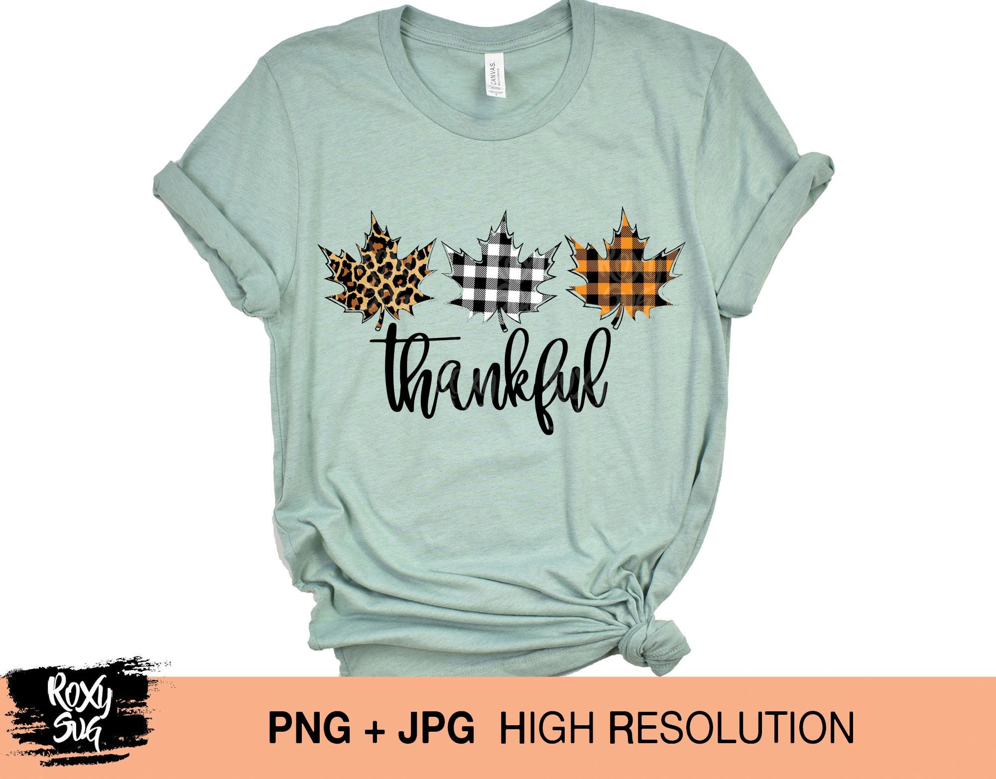 Download Thankful Svg Fall Sublimation Designs Autumn Sublimation Etsy
