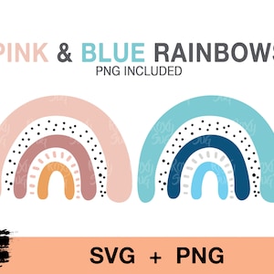 Rainbow Svg Rainbow Svg Pink Rainbow Png, Blue Rainbow Png, Rainbow ...