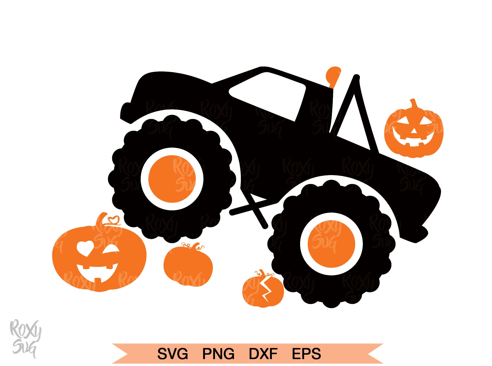 Download Pumpkin Smasher Svg Boy Halloween Svg Monster Truck Svg Etsy