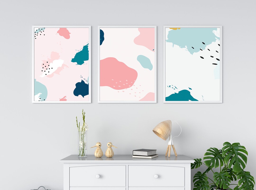 Printable Wall Art, Set of 3 Prints, Wall Art, Abstract Wall Art, Large