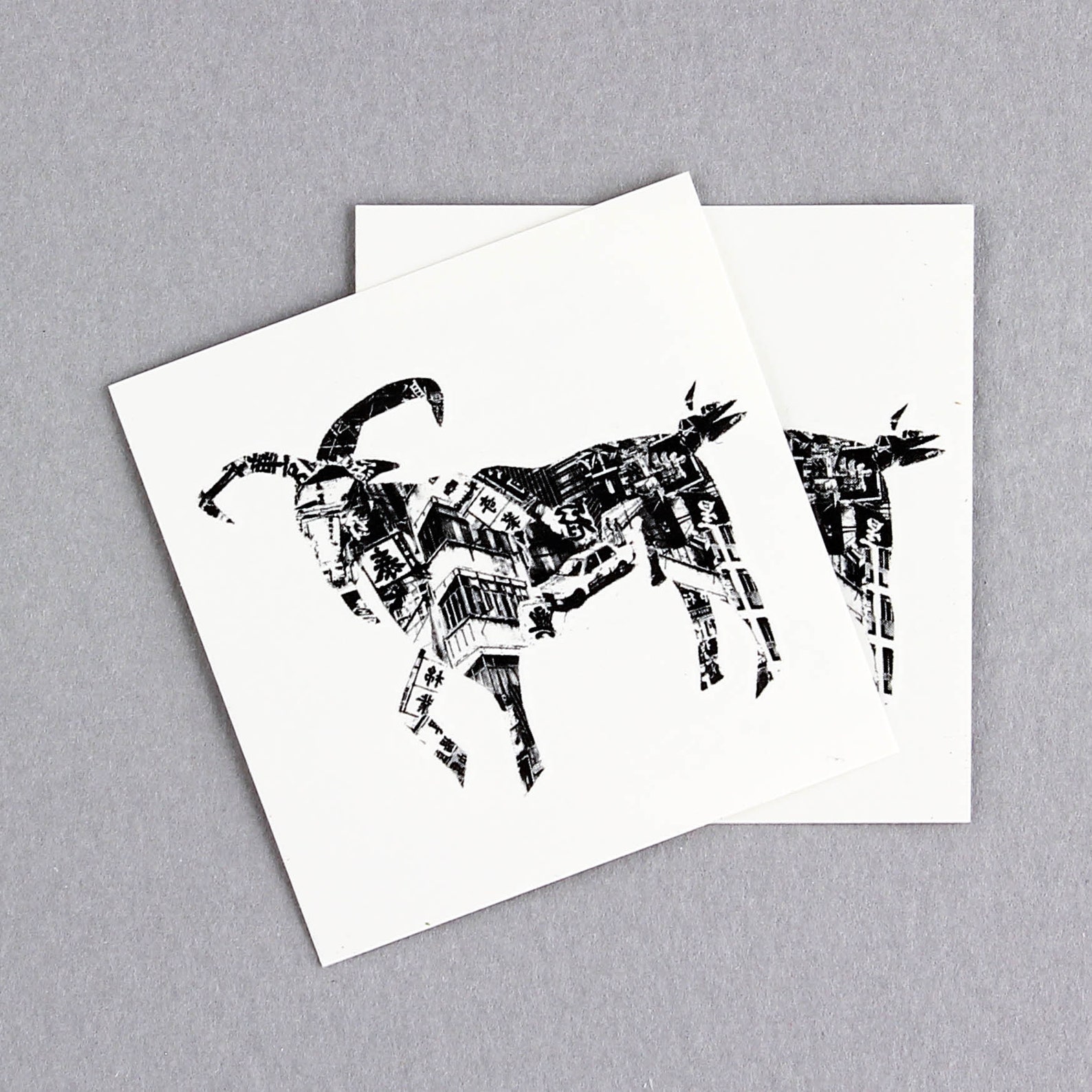 chinese-zodiac-goat-tattoo-small-set-tattoo-sticker-etsy