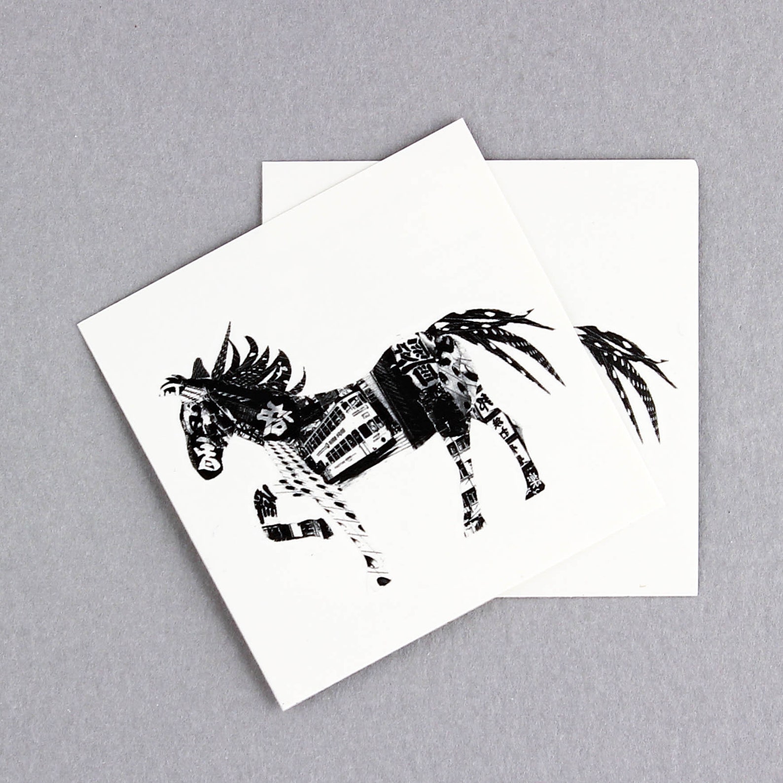 Chinese Zodiac Horse Tattoo Small Set Tattoo Sticker Etsy