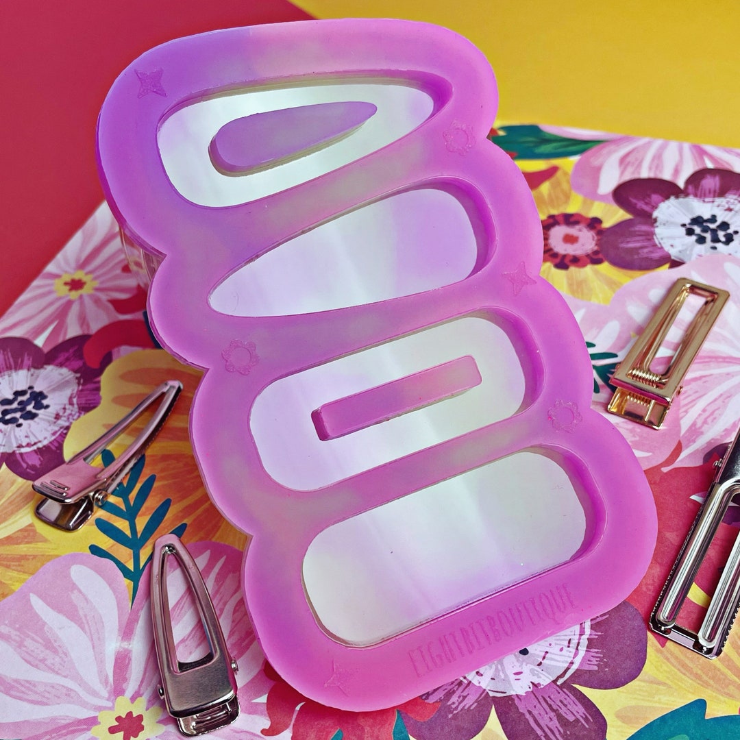 Flat Hair Barrette Silicone Mold Palette - Etsy