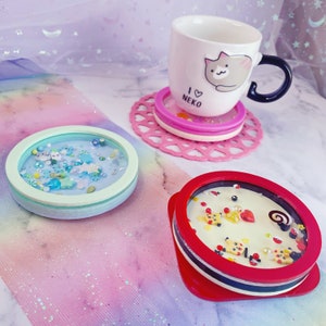 Dry Acrylic Shaker Coasters // Pick Your Theme! Character Series | MADE TO ORDER